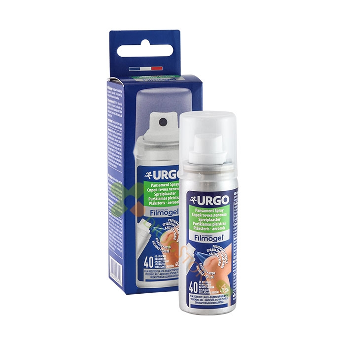 УРГО СПРЕЙ ТЕЧЕН ПЛАСТИР 40 мл / URGO PANSEMENT SPRAY FILMOGEL