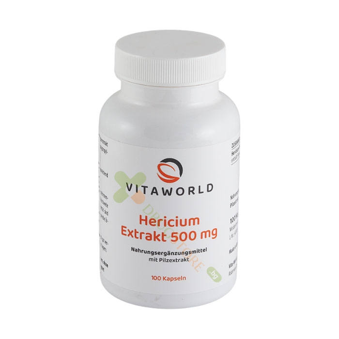 ХЕРИЦИУМ ЕКСТРАКТ капсули 500 мг 100 броя / VITA WORLD HERICIUM EXTRACT