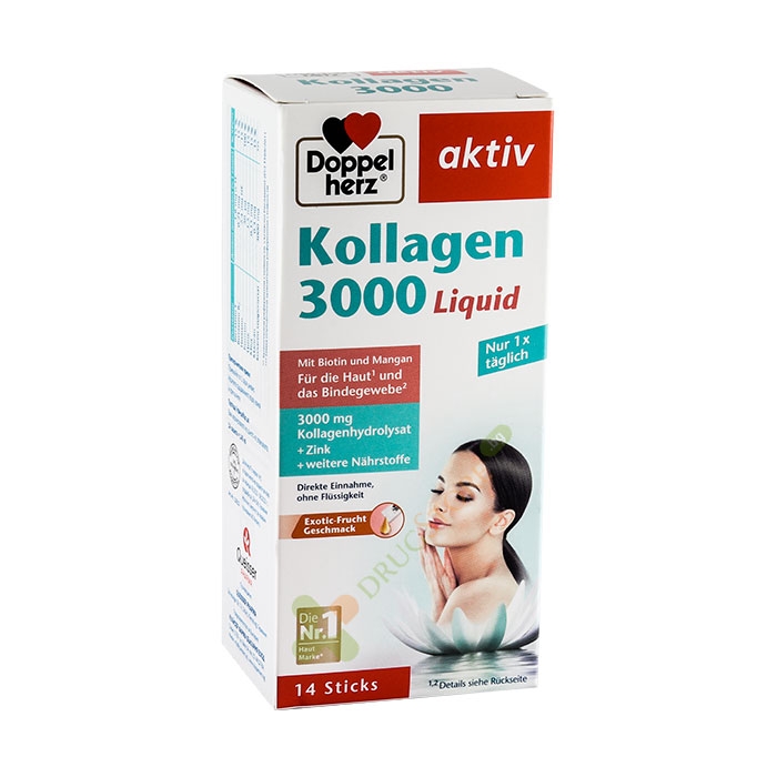 ДОПЕЛХЕРЦ АКТИВ КОЛАГЕН 3000 саше 14 броя / DOPPEL HERZ ACTIVE COLLAGEN LIQUID