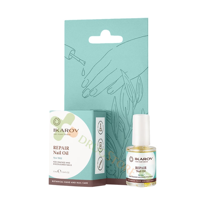ИКАРОВ ВЪЗСТАНОВЯВАЩО МАСЛО ЗА НОКТИ ОТ ЧАЕНО ДЪРВО 10 мл / IKAROV NAIL REPAIR OIL FOR CRACKED &amp; DISCOLOURED NAILS 10 ml.