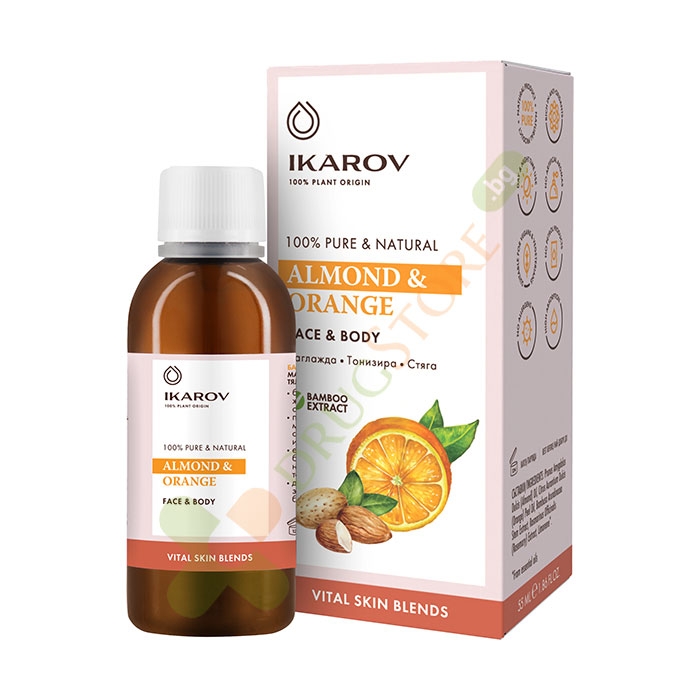 ИКАРОВ МАСЛО ОТ БАДЕМ С ПОРТОКАЛ 55 мл / IKAROV ALMOND AND ORANGE OIL