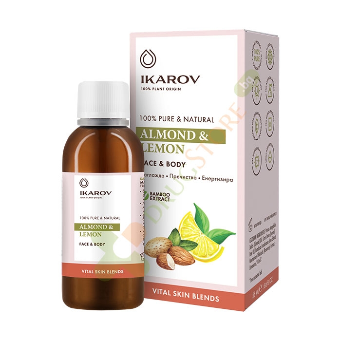 ИКАРОВ МАСЛО ОТ БАДЕМ С ЛИМОН 55 мл / IKAROV ALMOND AND LEMON OIL