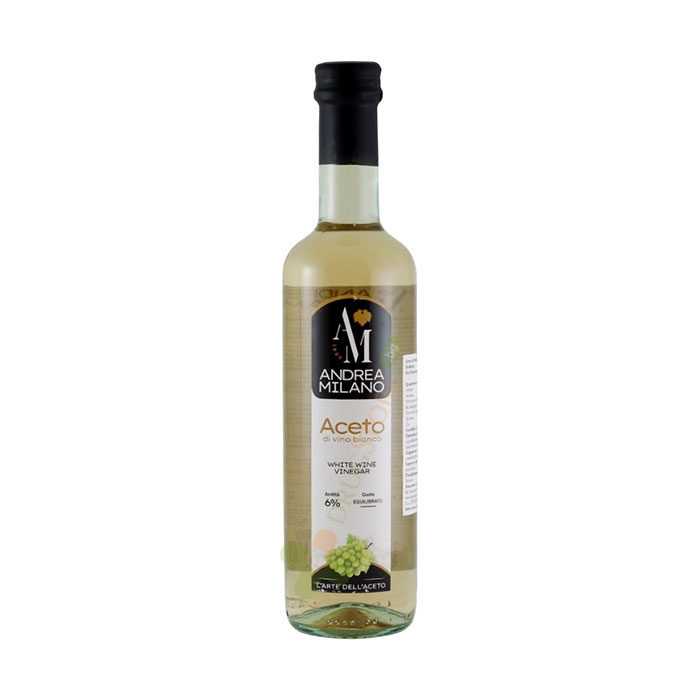БЯЛ ВИНЕН ОЦЕТ 6% 500 мл / ANDREA MILANO WHITE WINE VINEGAR 6%