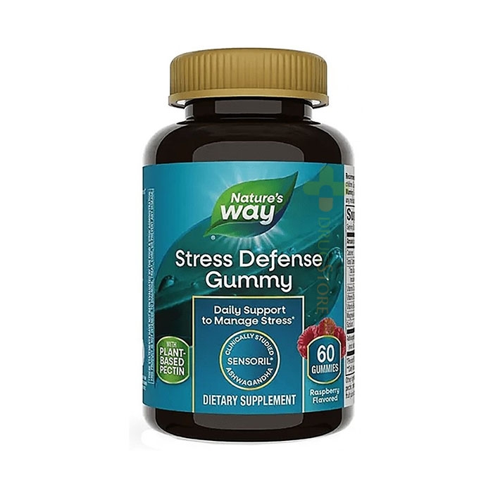 АНТИ СТРЕС ФОРМУЛА ГЪМИ жeлирани таблетки 60 броя / NATURE&#039;S WAY STRESS DEFENCE