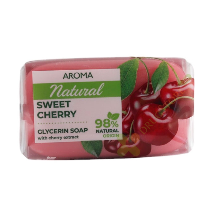 САПУН АРОМА СЛАДКА ЧЕРЕША - ГЛИЦЕРИНОВ 100 г / AROMA NATURAL ЕLEMENTS SOAP SWEET CHERRY - GLYCERINE