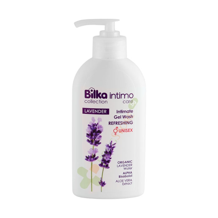 БИЛКА ОСВЕЖАВАЩ ИНТИМЕН ГЕЛ С ЛАВАНДУЛОВА ВОДА 200 мл / BILKA INTIMATE GEL WITH LAVANDER WATER REFRESHING