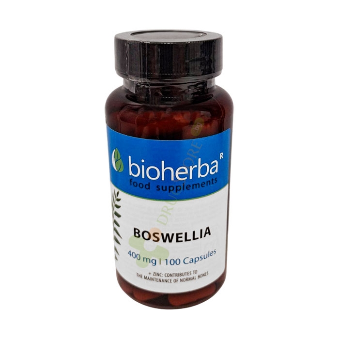 БИОХЕРБА БОСВЕЛИЯ капсули 400 мг 100 броя / BIOHERBA BOSWELLIA