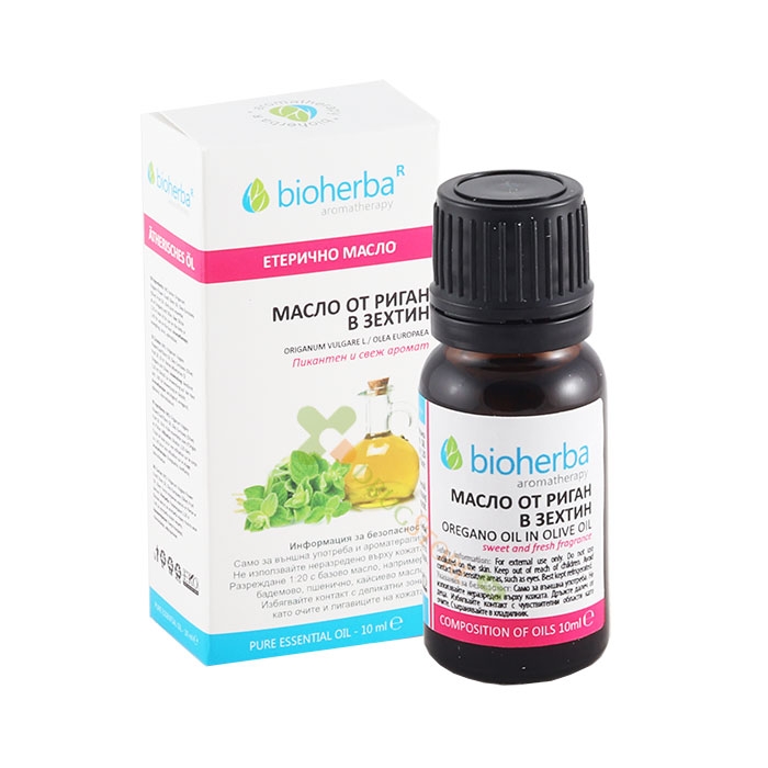 БИОХЕРБА ЕТЕРИЧНО МАСЛО ОТ РИГАН В ЗЕХТИН 10 мл / BIOHERBA ESSENTIAL ORENAGO OIL IN OLIVE OIL