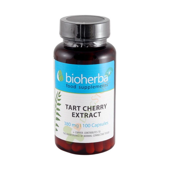 БИОХЕРБА ВИШНА + МЕД капсули 100 броя / BIOHERBA PRUNUS CERASUS + COPPER