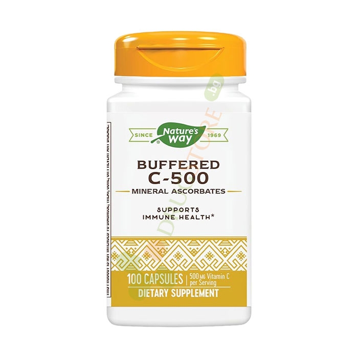 БУФЕРИРАН ВИТАМИН C капсули 500 мг 100 броя / NATURE&#039;S WAY BUFFERED VITAMIN C