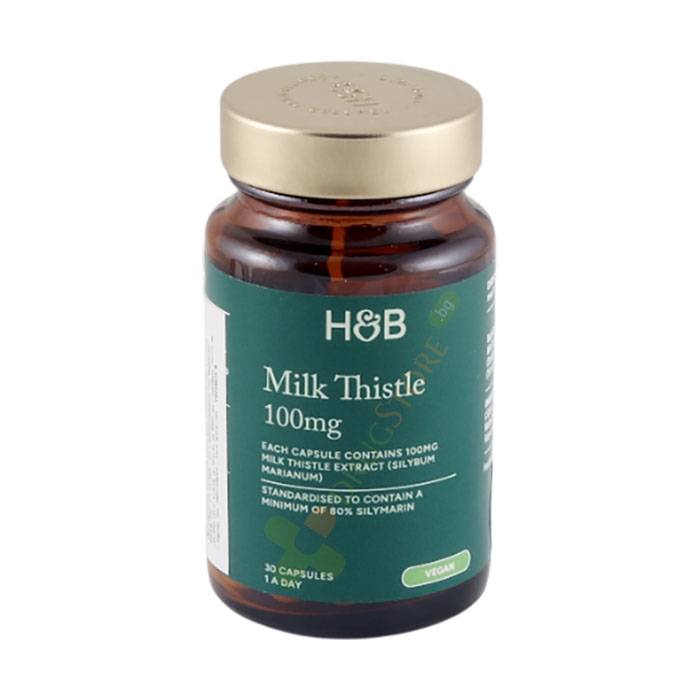 БЯЛ ТРЪН капсули 30 броя / HOLLAND &amp; BARRETT MILK THISTLE