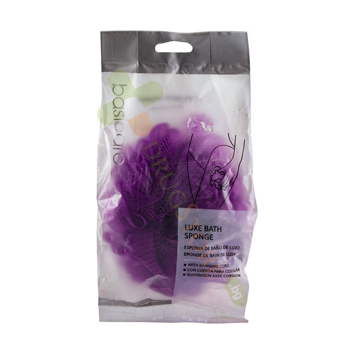 Б-МАКС ГЪБА ЗА БАНЯ ЛУКС ЛИЛАВА модел 22551 / B - MAX LUXE BATH SPONGE PURPLE