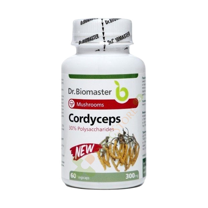 КОРДИЦЕПС ЕКСТРАКТ капсули 60 броя / DR. BIOMASTER CORDYCEPS 30% POLYSACCHARIDES