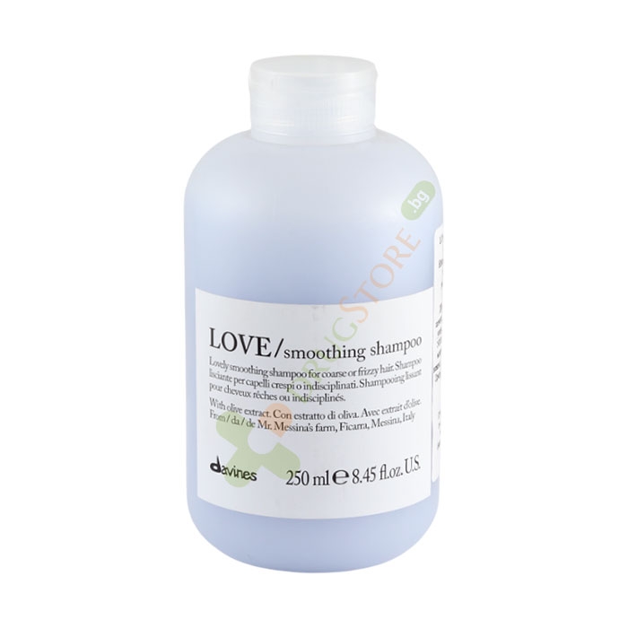 ДАВИНЕС ЛОВ ИЗГЛАЖДАЩ ШАМПОАН ЗА КЪДРАВА И НЕПОКОРНА КОСА 250 мл / DAVINES LOVE SMOOTHING SHAMPOO FOR COARSE OR FRIZZY HAIR