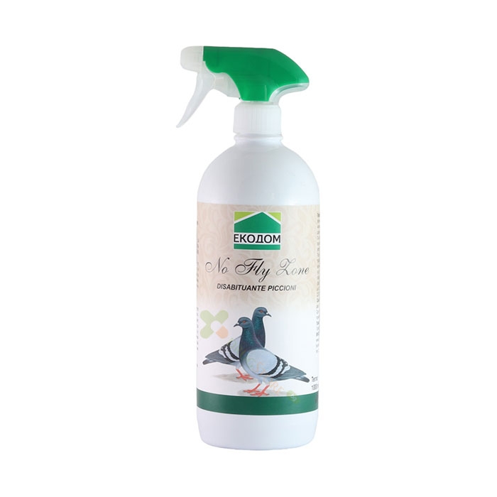 ТЕЧЕН ДЕТЕРГЕНТ СРЕЩУ НАШЕСТВИЯ НА ГЪЛЪБИ И ПРИЛЕПИ 1000 мл /REPELLENT GEL BIRD, PEGION sprey 1000 ml