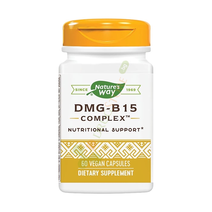 КОМПЛЕКС DMG-B15 капсули 60 броя / NATURE&#039;S WAY КОМПЛЕКС DMG-B15