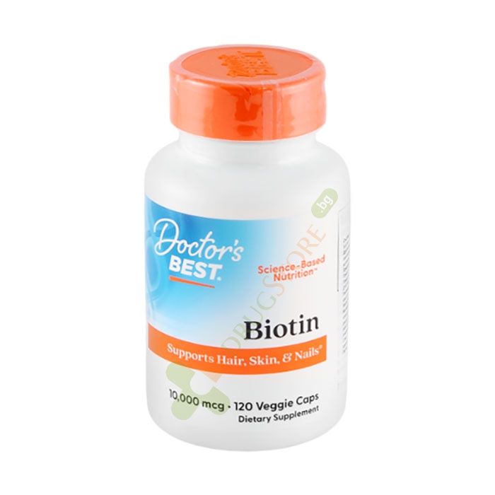 ДОКТОР&#039;С БЕСТ БИОТИН капсули 120 броя / DOCTOR&#039;S BEST BIOTIN