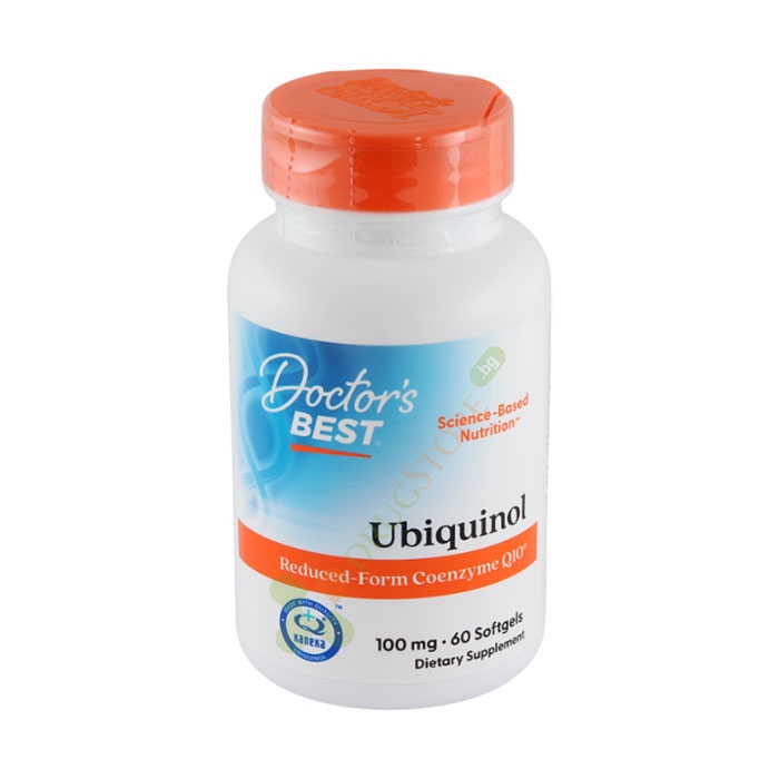 ДОКТОР&#039;С БЕСТ УБИКВИНОЛ капсули 100 мг 60 броя / DOCTOR&#039;S BEST UBIQUINOL WITH KANEKA