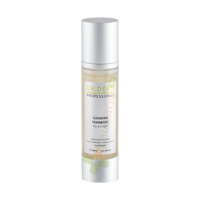 ДОКТОР ДЕРМ ПРОФЕШЪНЪЛ ПОЧИСТВАЩА ПЯНА И ПИЛИНГ 100 мл / DR. DERM PROFESSIONAL CLEANSING FOAM AND PEEL