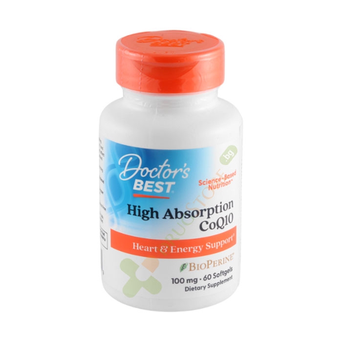 ДОКТОР&#039;С БЕСТ КОЕНЗИМ Q10 + БИОПЕРИН капсули 60 броя / DOCTORS BEST HIGH ABSORPTION CoQ10 WITH BIOPERINE