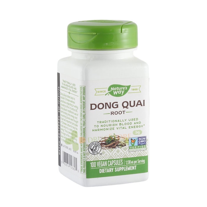 КИТАЙСКА АНГЕЛИКА капсули 565 мг 100 броя / NATURE&#039;S WAY DONG QUAI ROOT