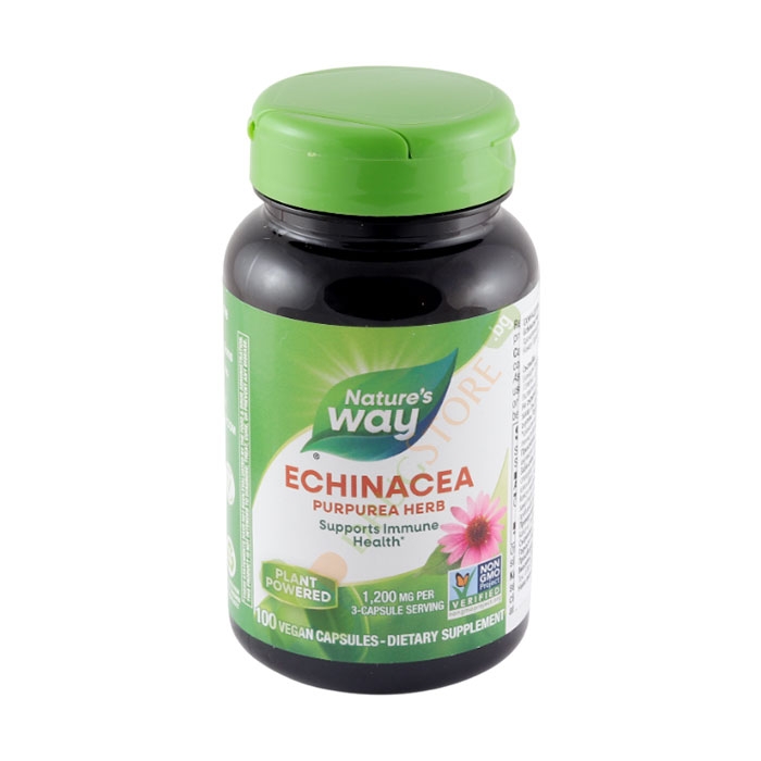 ЕХИНАЦЕЯ капсули 400 мг 100 броя / NATURE&#039;S WAY ECHINACEA PURPUREA HERB
