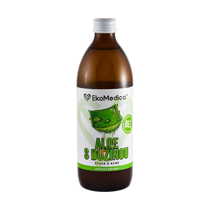 СИРОП ОТ АЛОЕ ВЕРА С ПУЛПА 500 мл / EKO MEDICA ALOE VERA PULP SYRUP