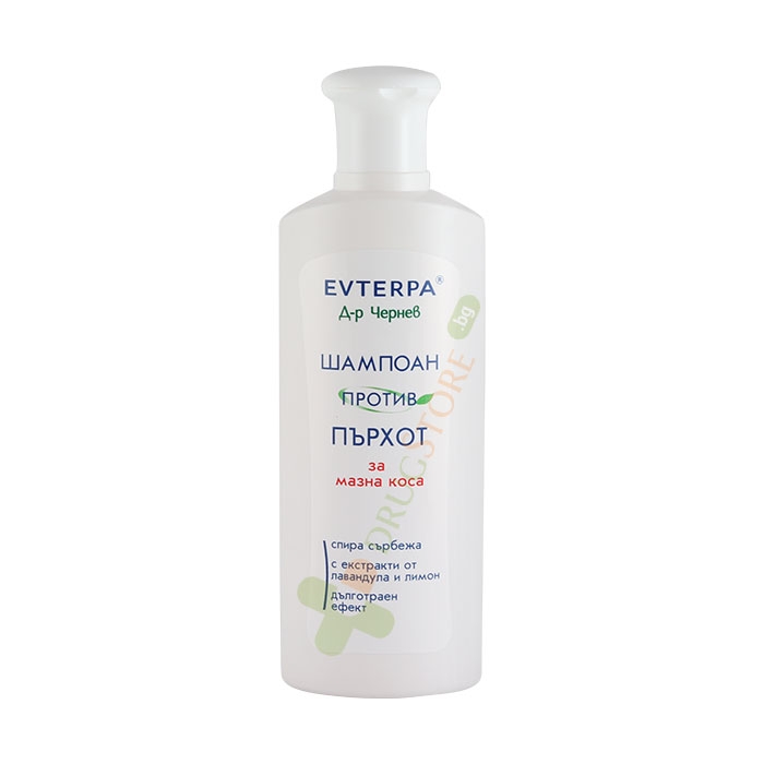ЕВТЕРПА ШАМПОАН ПРОТИВ ПЪРХОТ ЗА МАЗНА КОСА 250 мл / EVTERPA SHAMPOO ANTI DANDRUFF FOR OIL HAIR