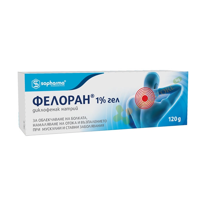 ФЕЛОРАН гел 1% 120 г / SOPHARMA FELORAN GEL