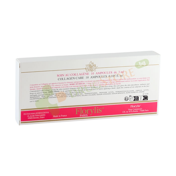АМПУЛИ ЗА ЗРЯЛА И СУХА КОЖА С МОРСКИ КОЛАГЕН 3 мл 10 броя / PHYTOCOSMA LABORATOR FLORYLIS AMPOULES COLLAGEN CARE
