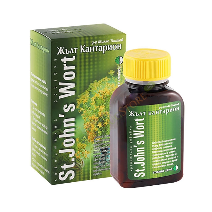 ЖЪЛТ КАНТАРИОН таблетки 120 броя ТОШКОВ / ST. JOHN`S WORT
