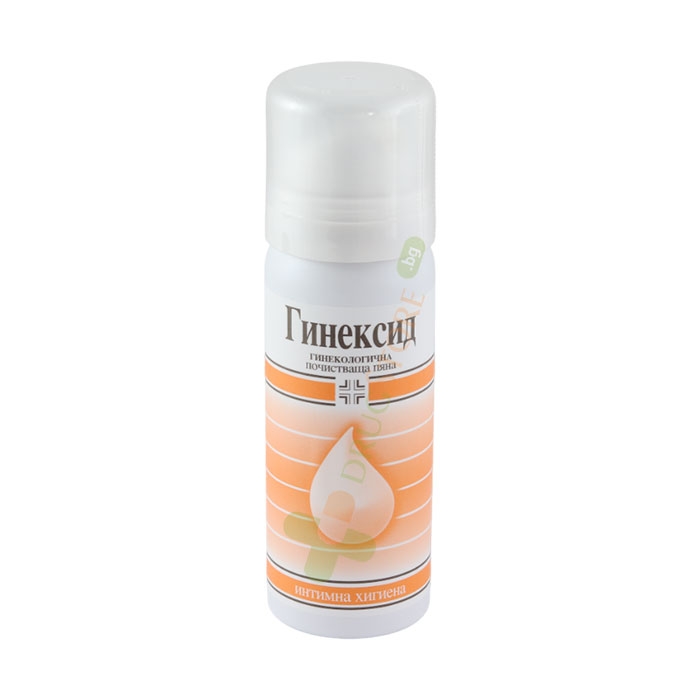 ГИНЕКСИД ИНТИМНА ПОЧИСТВАЩА ПЯНА 50 мл / NATURPHARMA GINEKSID INTIMATE CLEANSING FOAM