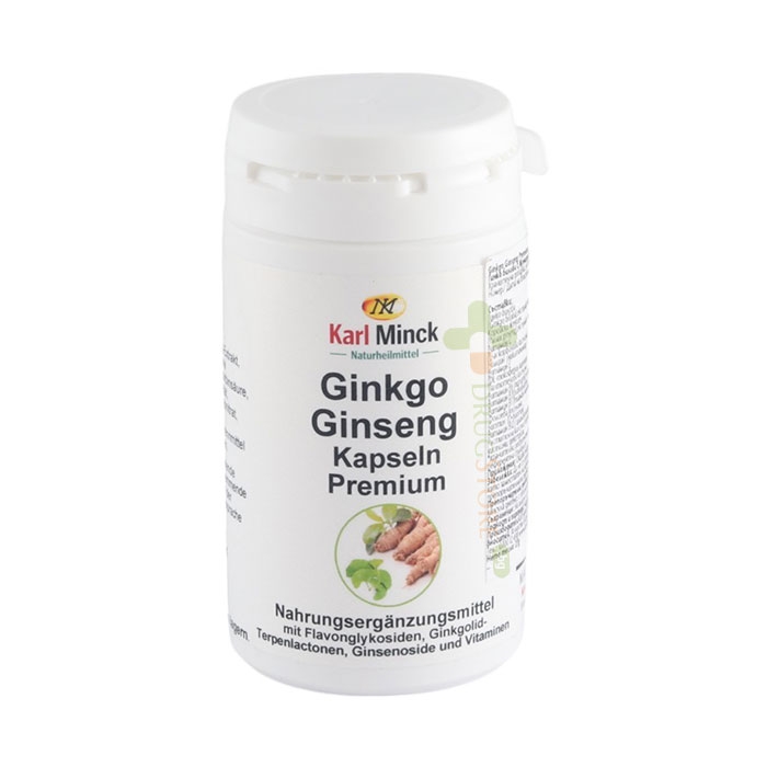 ГИНКО БИЛОБА + ЖЕН-ШЕН капсули 60 броя / KARL MINCK GINKGO BILOBA + GINSENG