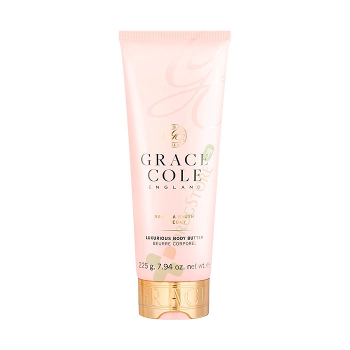 ГРЕЙС КОЛ ЛУКСОЗЕН КРЕМ - МАСЛО ЗА ТЯЛО С ВАНИЛИЯ И БОЖУР 225 г / GRACE COLE WHITE VANILLA BLUSH AND PEONY LUXURIOUS BODY BUTTER