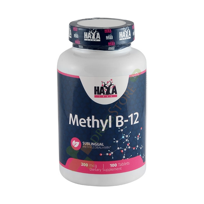 ХАЯ ЛАБС МЕТИЛ - B12 сублингвални таблетки 200 мкг 100 броя / HAYA LABS METHYL - B12