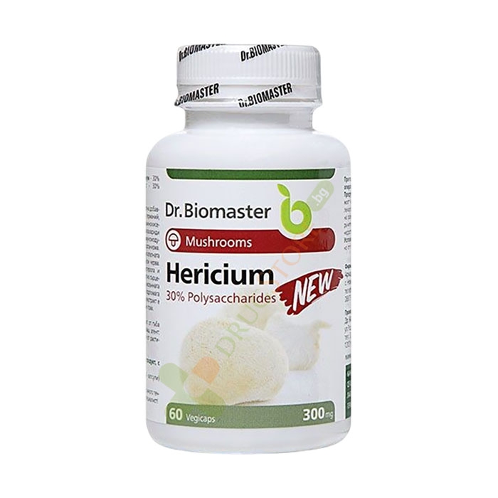 ХЕРИЦИУМ капсули 60 броя / DR. BIOMASTER HERICIUM 30% POLYSACCHARIDES