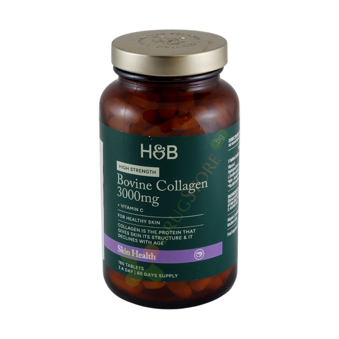 ТЕЛЕШКИ ХИДРОЛИЗИРАН КОЛАГЕН таблетки 1000 мг 180 броя / HOLLAND &amp; BARRETT HYDROLYSED COLLAGEN