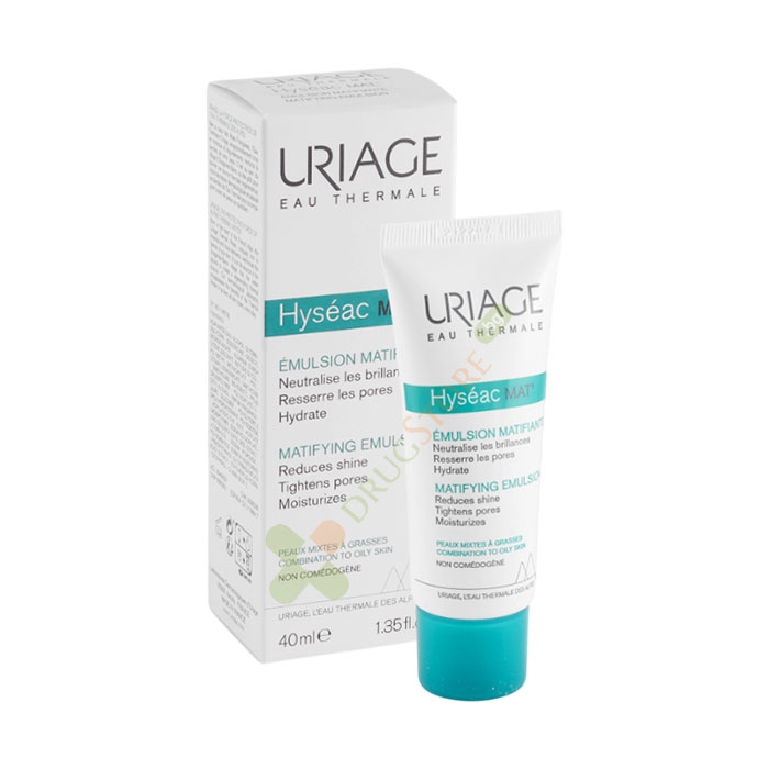 УРИАЖ MAT МАТИРАЩА ЕМУЛСИЯ ЗА МАЗНА И СМЕСЕНА КОЖА 40 мл / URIAGE HYSEAC MAT OILY SKIN