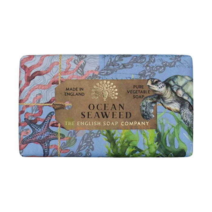 САПУН ИНГЛИШ СОУП КАМПЪНИ С ОКЕАНСКИ ВОДОРАСЛИ 190 г / ENGLISH SOAP COMPANY OCEAN SEAWEED SOAP