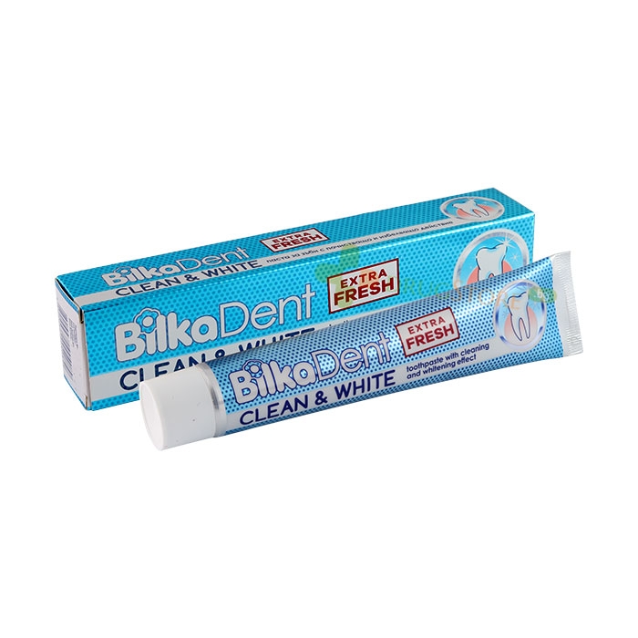 БИЛКА ДЕНТ ЕКСПЕРТ ИЗБЕЛВАЩА ПАСТА ЗА ЗЪБИ 75 мл / BILKA DENT EXPERT CLEAN &amp; WHITE TOOTHPASTE