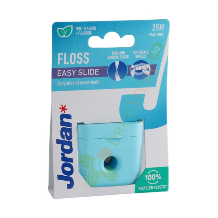 КОНЦИ ЗА ЗЪБИ ДЖОРДАН ИЗИ СЛАЙД 25 м / JORDAN EASY SLIDE DENTAL FLOSS