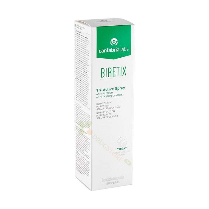 СПРЕЙ ЗА ЛИЦЕ И ТЯЛО ЗА МАЗНА КОЖА 100 мл / CANTABRIA LABS BIRETIX TRI-ACTIVE-SPRAY