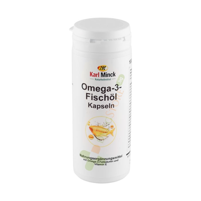 ОМЕГА-3 РИБЕНО МАСЛО капсули 100 броя / KARL MINCK OMEGA-3 FISH OIL