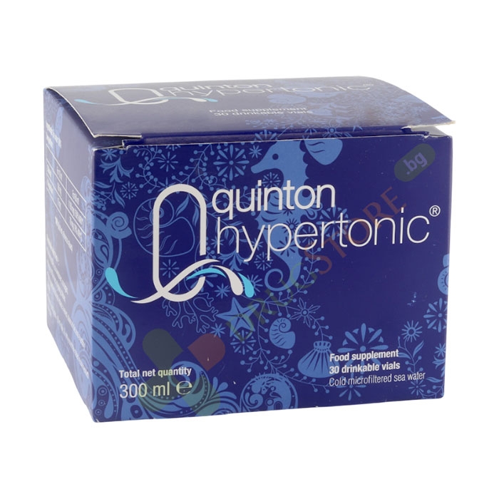 КИНТОН ХИПЕРТОНИК ампули 30 броя / ORIGINAL QUINTON LABORATOIRES HYPERTONIC