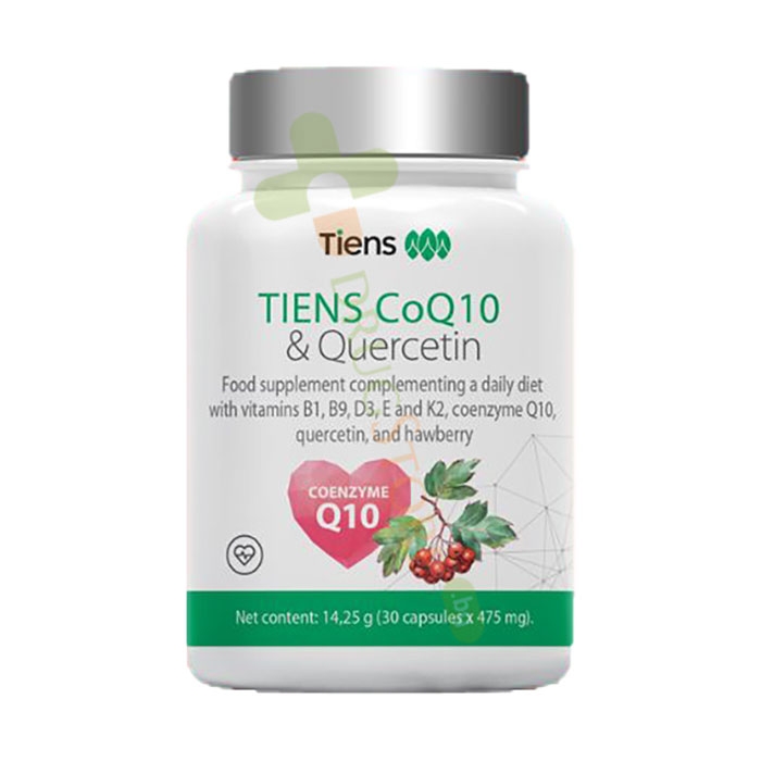 КОЕНЗИМ Q10 И КВЕРЦЕТИН капсули 30 броя / TIENS COQ10 &amp; QUERCETIN