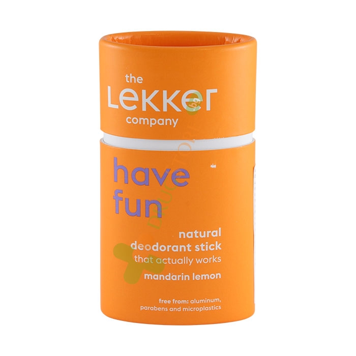 ХЕВ ФЪН НАТУРАЛЕН ДЕО СТИК МАНДАРИНА И ЛИМОН 40 грама / LEKKER HAVE FUN NATURAL DEODORANT STICK MANDARIN LEMON