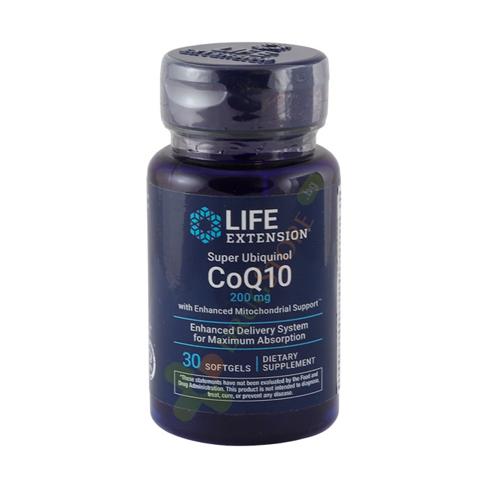 КОЕНЗИМ Q10 УБИКВИНОЛ капсули 200 мг 30 броя / LIFE EXTENSION CO Q10 UBIQUINOL