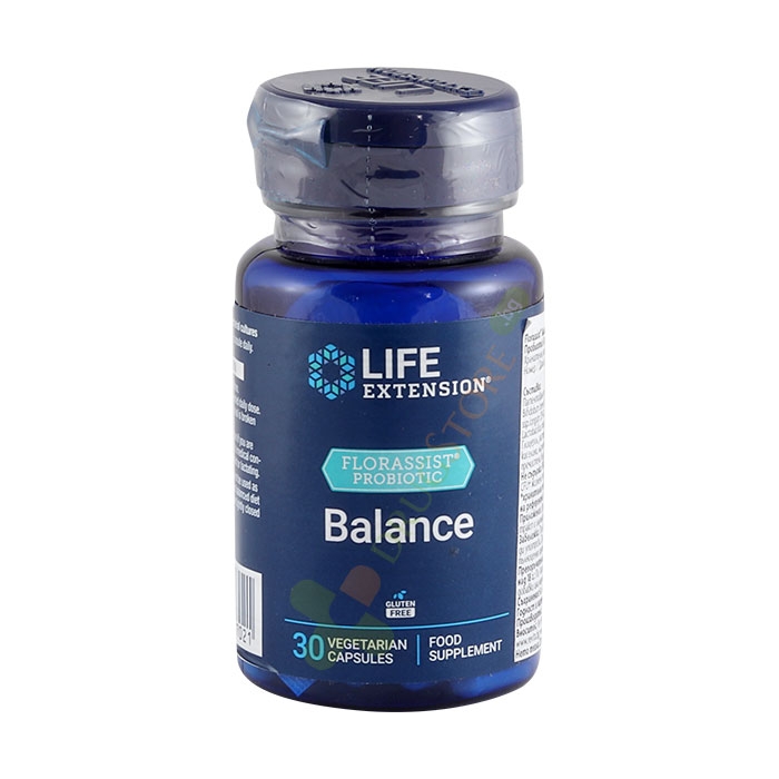 ПРОБИОТИК ФЛОРАСИСТ БАЛАНС капсули 30 броя / LIFE EXTENSION FLORASSIST BALANCE
