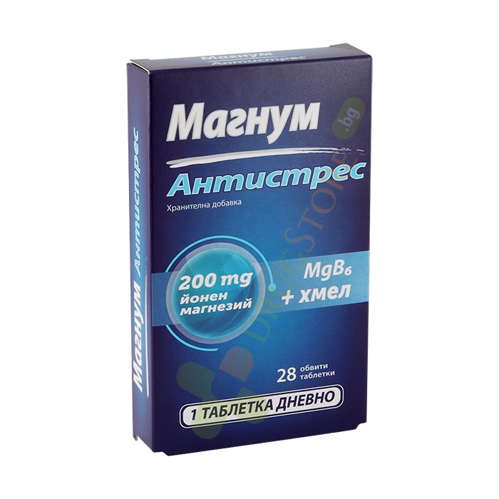 МАГНУМ АНТИСТРЕС таблетки 28 броя / NATUR PRODUCT MAGNUM ANTISTRESS