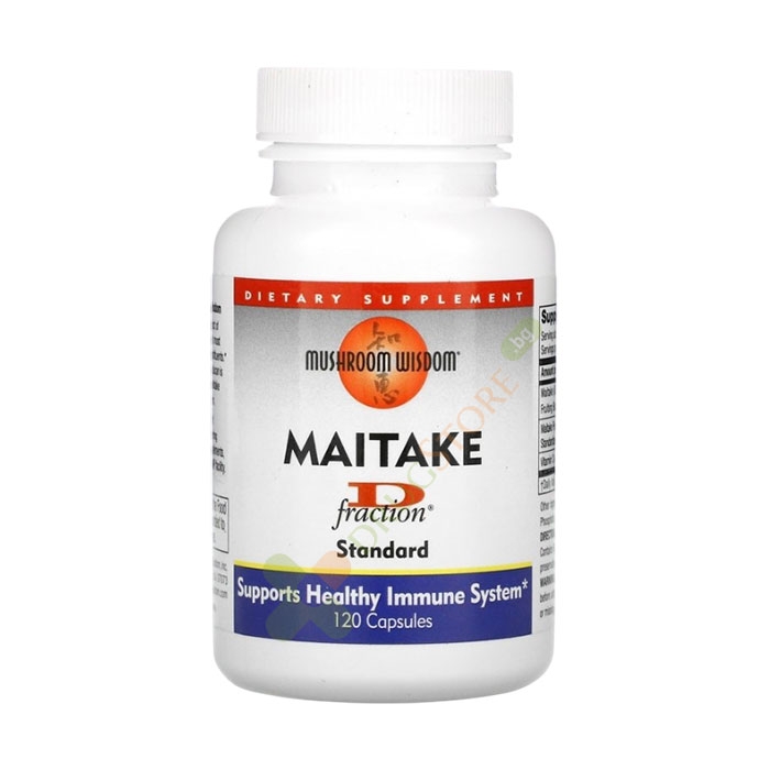 МАЙТАКЕ D - ФРАКЦИЯ капсули 120 броя / MUSHROOM WISDOM MAITAKE D - FRACTION